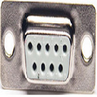 DB9 pin D sub connector Female connector