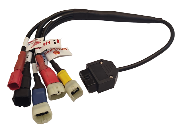 Bs6 bike OBD Scanner Cable with all-in-one coupler works with all bs6 bikes.