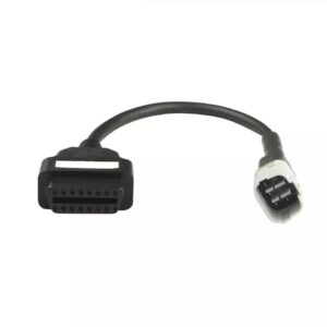 Mapout24 Obd2 Diagnostic Cable 4 Pin to Obd2 Diagnostic Adapter Connector Motorcycle Scanner Diagnostic Cable fit for Yamaha
