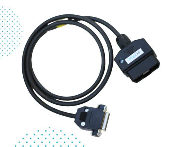 Ashok Leyland Scan Tool Cable OBD-II Male to DB-15 Female cable.