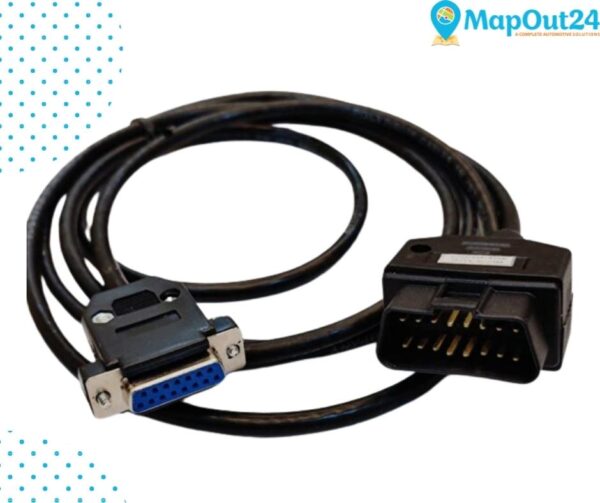 Ashok Leyland Scan Tool Cable OBD-II Male to DB-15 Female cable.