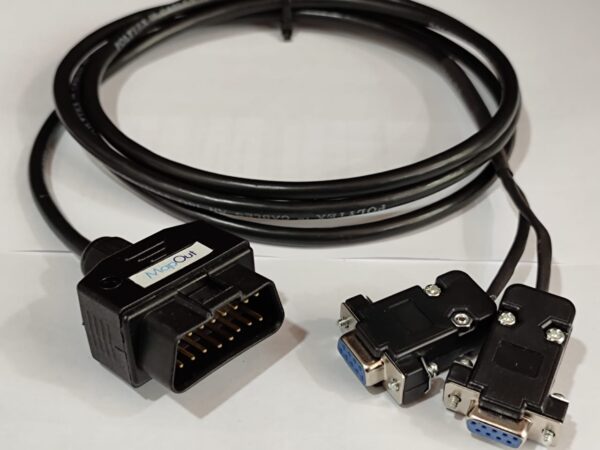 Splitter Obd diagnostic Cable, OBD-DB9-DB9,OBD2 Extension cable
