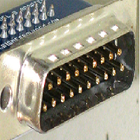 DB19 pin D sub Connector Male Connector.